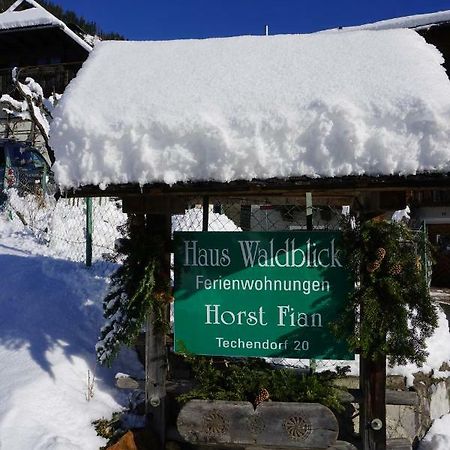 Appartamento Haus Waldblick Weissensee Esterno foto