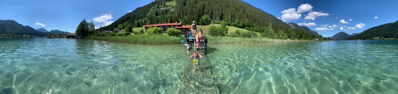 Appartamento Haus Waldblick Weissensee Esterno foto