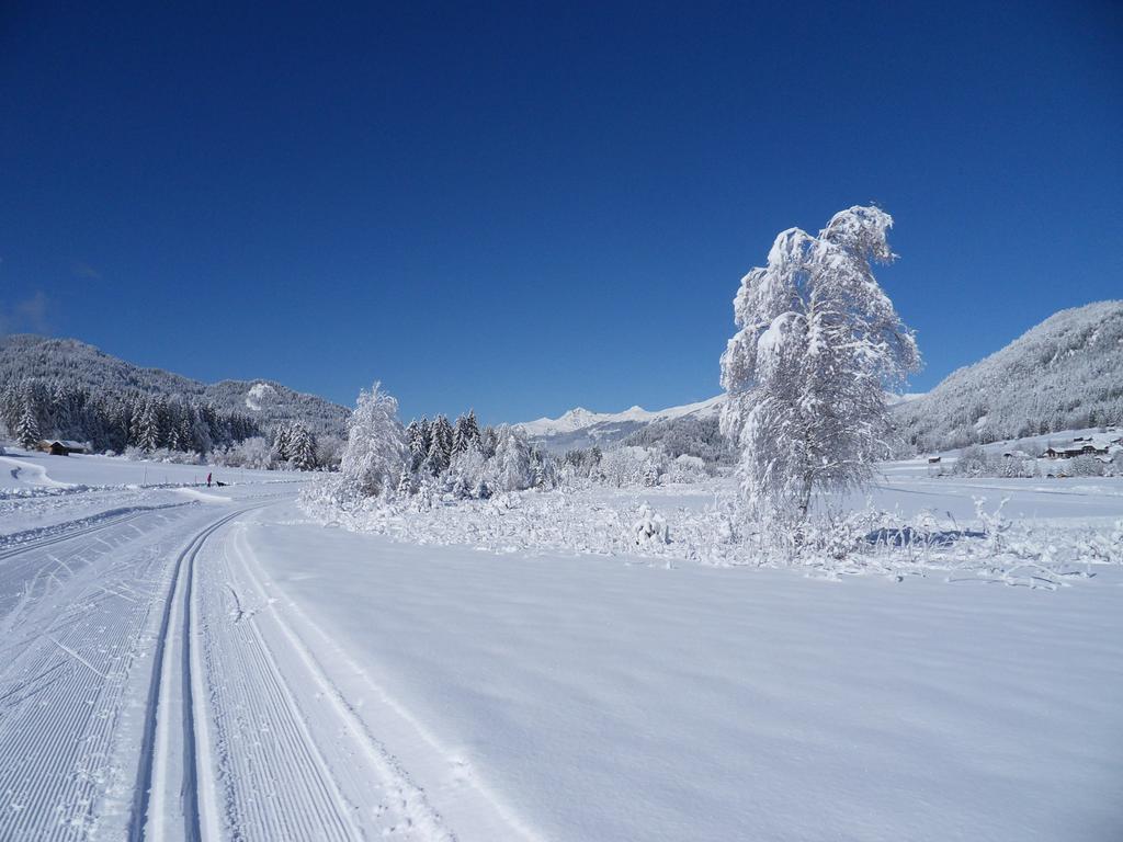 Appartamento Haus Waldblick Weissensee Esterno foto